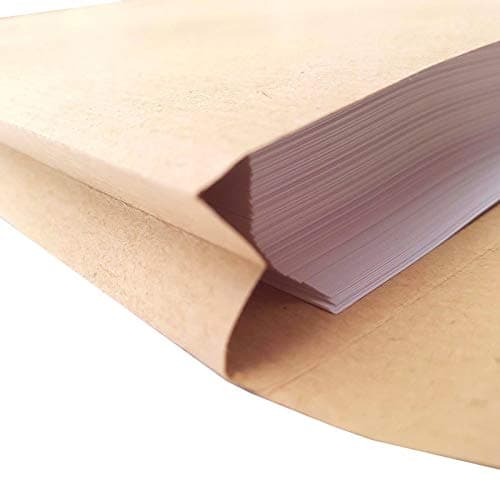 Image of HSD C4 Gusset Envelopes Strong Brown Manilla A4 130gsm 25mm Thick Expanding Width (25)