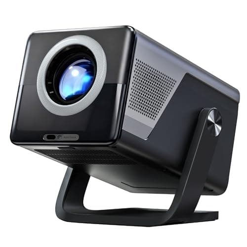 Image of [2000 ANSI Daylight Visible] X7 Native 1080P Smart Mini Projector Support 4K, Portable Home Cinema TV Projector for Bedroom and Outdoor, Auto Focus Keystone WiFi Bluetooth Movie Projector
