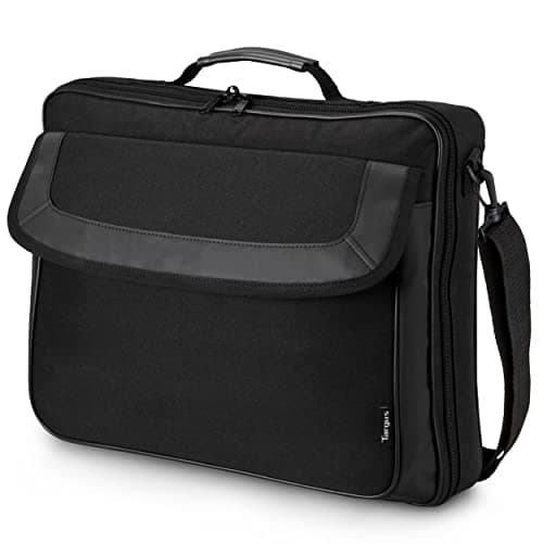 Image of Targus Laptop Bag, Fits Laptop up to 16", Case for Travel and Business, Padded Shoulder Strap, Front Storage Pocket – Black