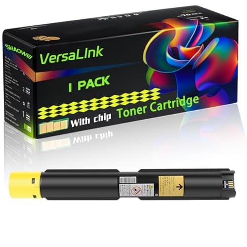 Image of VersaLInk C7120 Compatible for Xerox Toner Cartridge with Chip VersaLInk C7100 C7120 C7125 Printers (1 Pack Yellow)