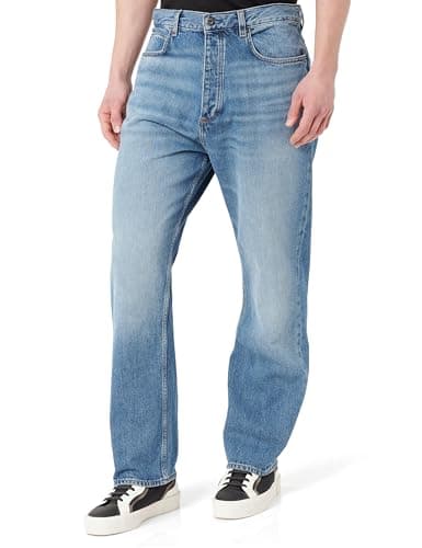 Image of Hugo Men's Nate Jeans Trousers, Navy, 32 W/32 L