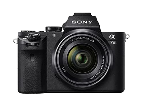 Image of Sony Alpha 7 II | Full-Frame Mirrorless Camera with Sony 28-70 mm f/3.5-5.6 Zoom Lens ( 24.3 Megapixels, 5-axis in-body optical image stabilisation, XAVC S Format Recording ), Black