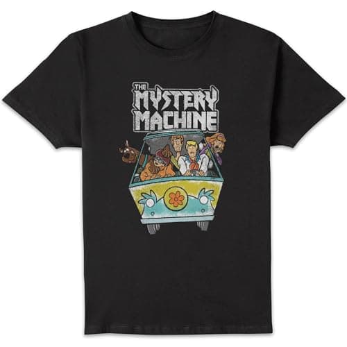 Image of Scooby Doo Mystery Machine Heavy Metal Men's T-Shirt - Black M