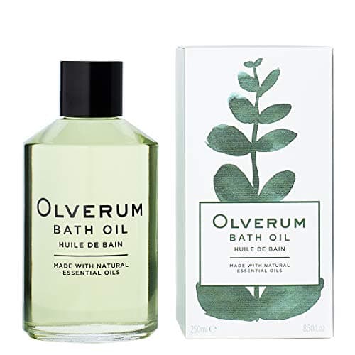 Image of Olverum Bath Oil 250ml - Luxury Muscle Soothing Bath Soak - Relaxing Aromatherapy Oil with Highly Concentrated Blend of 10 Essential Oils - Natural, Vegan, Cruelty Free - Bath Oils for Women & Men