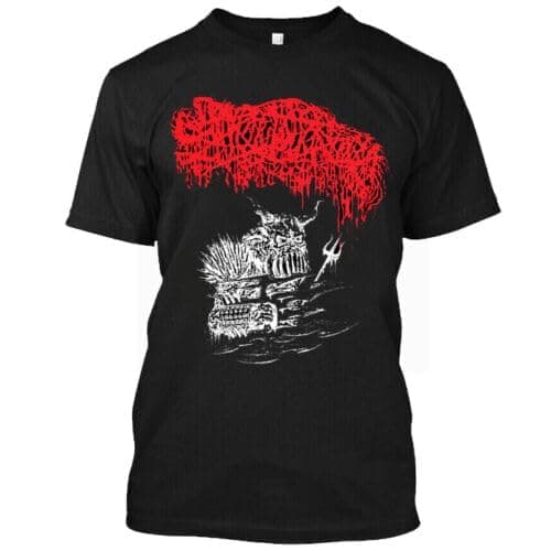 Image of DRtrAERFJ Limited NWT! Sanguisugabogg Pornographic Seizures Death Metal Band T-Shirt Black M