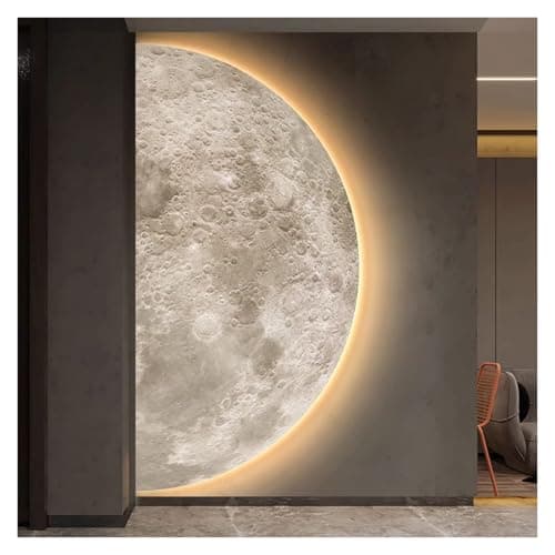 Image of Qxgylz 3D Relief LED Decorative Painting, Large Wall Art With Light, Vertical Three-Dimensional Decorative Painting, LED Wall Art Decoration Lamp, For Entrance, Corridor(C,140x70cm/55.1x27.6in)