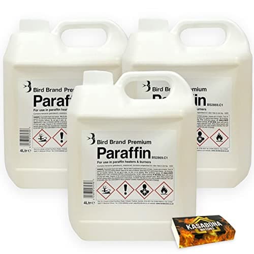 Image of Bird Brand Premium Grade Paraffin – Paraffin Oil for Greenhouse Garden Heater Oil Burner Lamps Torches with KasaBona Safety Matches - 4L (3)