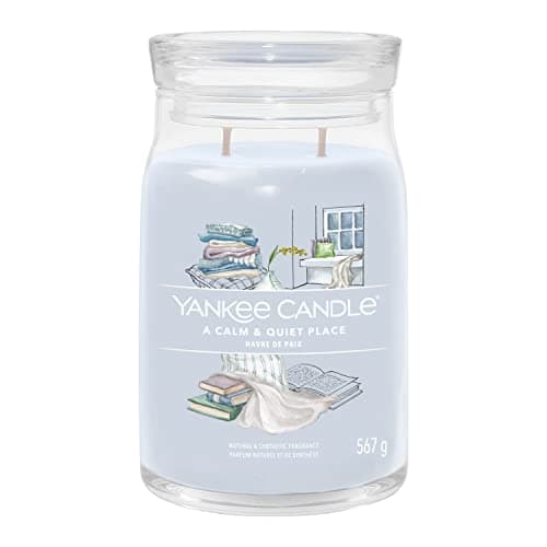 Image of Yankee Candle Signature Scented Candle | A Calm & Quiet Place Large Jar Candle with Double Wicks | Soy Wax Blend Long Burning Candle | Perfect Gifts for Women