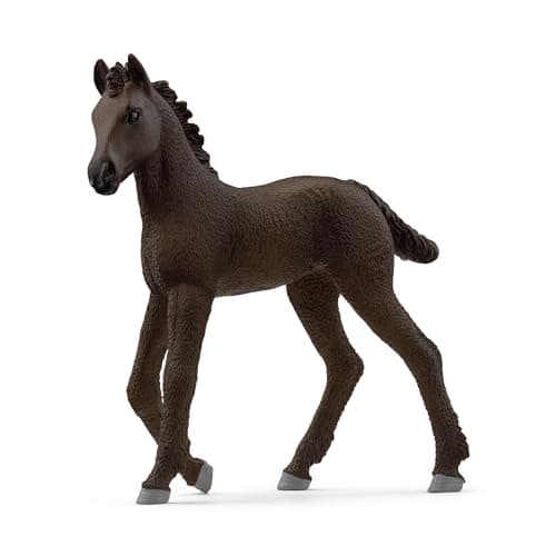 Image of SCHLEICH 13977 Friesian Foal, from 5 years HORSE CLUB - Figurine, 3 x 8 x 9 cm