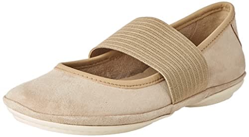 Image of Camper 21595 Right Nina, Mary Jane Flat, Medium Beige,