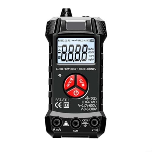 Image of Snowchecking Intelligent Digital Multimeter with Auto-Ranging & NCV Detection, HD LCD Backlight, 600V AC/DC Tester,for Electrical Repair