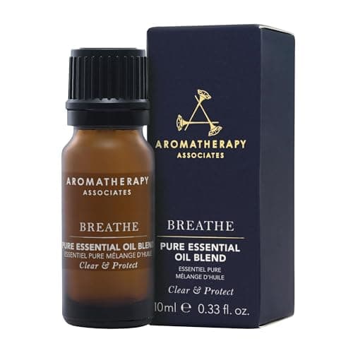 Image of Aromatherapy Associates Breathe Pure Essential Oil, 10ml - Made with A Blend of Eucalyptus, Tea Tree & Clearing Pine Essential Oils - Aromatic Oils to Reset Mind & Body