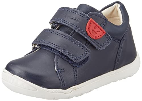 Image of Geox Boy's B Macchia Boy Trainers, Navy, 5 UK