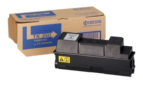 Image of Kyocera TK-350 Toner Black, Original Premium Printer Cartridge 1T02LX0NLC for ECOSYS FS-3920DN, FS-3040MFP, FS-3140MFP, FS-3540MFP, FS-3640MFP