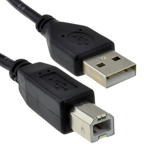 Image of kenable USB 2.0 Printer Cable A to B High Speed 24AWG Copper Lead for HP Canon Epson Brother Scanner Black 5m