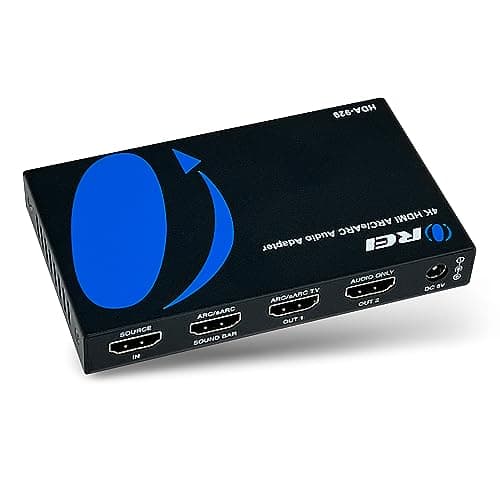 Image of OREI eARC 4K 60Hz Audio Extractor, Extract Dolby Atmos Convert Sound bar 18G HDMI 2.0 ARC Support HDCP 2.2 Dolby Digital/DTS Passthrough CEC, HDR, Dolby Vision, HDR10 Support for Sonos Bose (HDA-929)