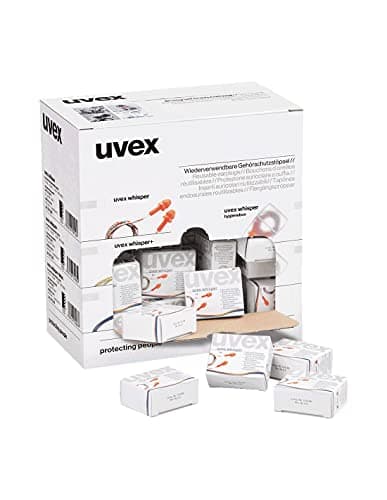 Image of Uvex Whisper 2111201 Ear Plugs 23 dB Reusable 50 Pairs Orange