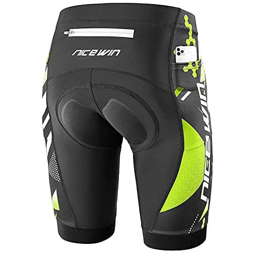 Image of NICEWIN Men’s Cycling Shorts Motorcycle Bike Riding Tights 3D Padded Quick-Dry Half Pants