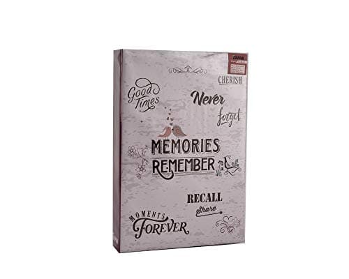 Image of Photo Album for 300 Photos 6x4 Inch / 10x15cm with Memo Space Beside Each Photograph and Slip-in Pages (Memories)