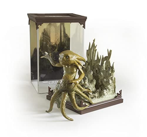 Image of The Noble Collection Harry Potter Magical Creatures Grindylow - Hand-Painted Magical Creature #18 - Officially Licensed 7in (18.5cm) Collectable Figures
