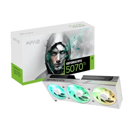 Image of KFA2 GeForce RTX™ 5070 Ti EX Gamer 1-Click OC, Xtreme Tuner App Control, 16GB, GDDR7, 256-Bit, DP 2.1b*3/HDMI 2.1b/DLSS 4/Gaming Graphics Card (RTX 50 Series, White, EX Gamer)
