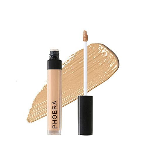 Image of Phoera Full‑Coverage Matte Liquid Concealer – Waterproof, Oil‑Free Camouflage for Dark Circles, Acne Scars & Under‑Eye (104 - Custard)