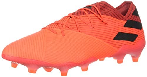 Image of Adidas mens NEMEZIZ 19.1 FG Soccer Shoe, SIGCOR/CBLACK/GLORED, 11.5 US
