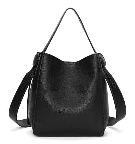 Image of SENDEFN Leather Hobo Shoulder Bag for Women Trendy Work Crossbody Bag Handbag with Adjustable Strap
