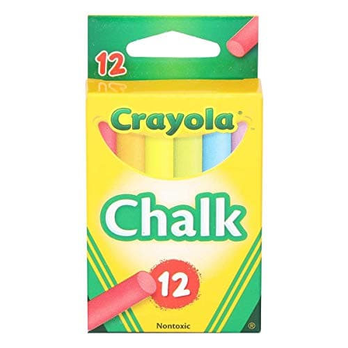 Image of CRAYOLA Colored Low Dust Chalk, 12Ct