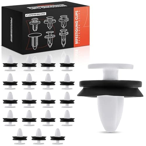 Image of Frankberg 20x Body Trim Clips Push Retainer Interior Paneling Compatible with S.a.n.d.e.r.o II Logan MCV II C3 II SC Duster HM Duster HS Replace# 7703077469