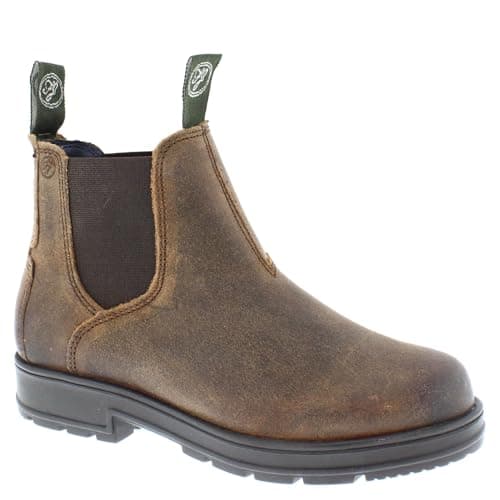 Image of Frank James Suffolk Women's Leather Ankle Chelsea Boots Bison UK 6