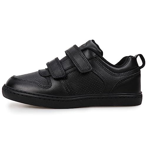 Image of Boys School Shoes Classic Black Leather Shoes Size 6.5 UK