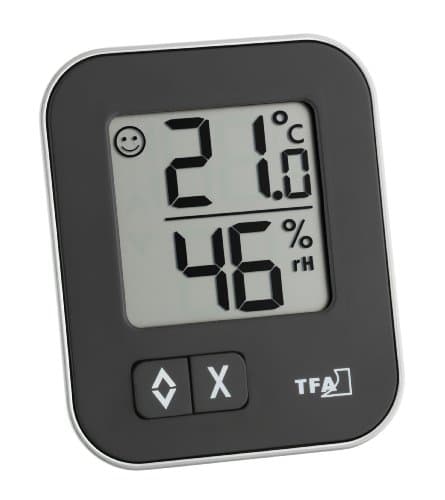 Image of TFA 30.5026.01 Moxx Digital Thermo-Hygrometer - Black
