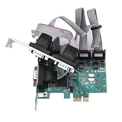 Image of Pcie Card,PCI - E to RS232 4 Port Serial Port Converter PCI Express Controller Adapter Expansion Card