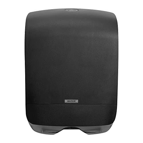 Image of Katrin AH117-BK Inclusive Flat Hand Towel Mini Dispenser, Black