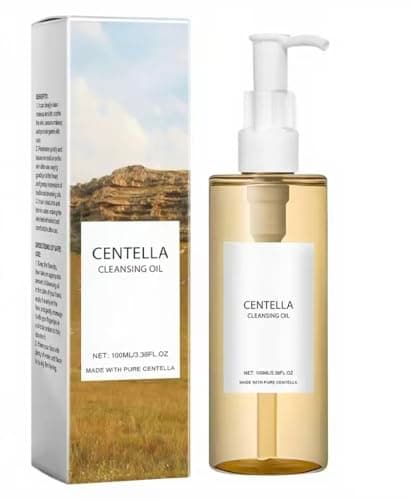 Image of Centella Cleansing Oil,Natural Oil Cleaner,Skin Care Remover Oil,Korean Centella Oil Cleanser,for Gentle Makeup Removal,Deep Cleansing of Pores,for All Skin