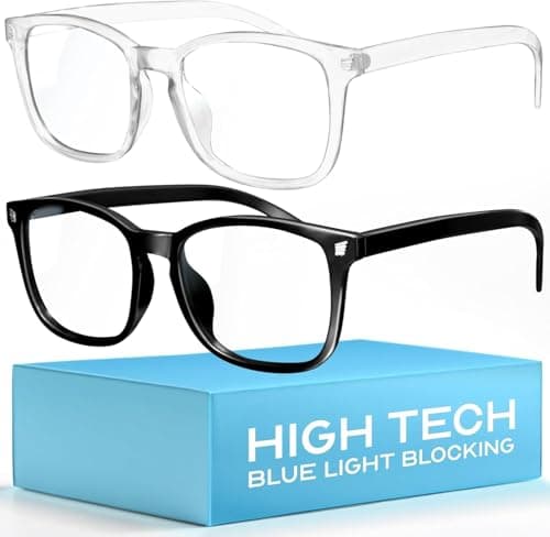 Image of livho High Tech Blue Light Glasses - Advanced Blue Light Blocking Computer Glasses - Screen Fatigue & UV Protection