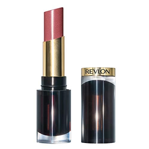 Image of Revlon Super Lustrous Glass Shine Lipstick, Flawless Moisturizing Lip Color with Aloe, Hyaluronic Acid and Rose Quartz, Glossed Up Rose (003)