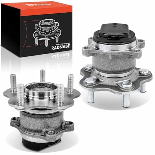 Image of Frankberg 2x Wheel Bearing Hub Wheel Hub Rear Axle Compatible with Qashqai +2 I J10 JJ10E NJ10 1.5L-2.0L 2007-2013 X-Trail T32 1.3L-2.5L 2007-2021 Replace# 43202JG000