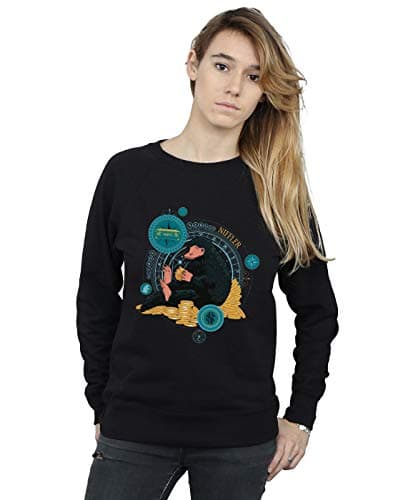 Image of Absolute Cult Fantastic Beasts Women's Sitting Niffler Sweatshirt Black X-Large