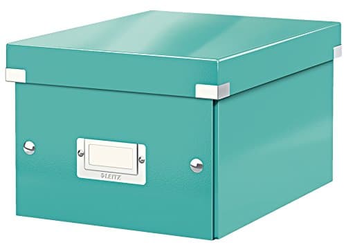 Image of Leitz A5 Storage Box, Click and Store Range 60430051 - Small, Ice blue