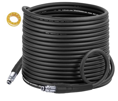 Image of 20M/65FT High Pressure Washer Replacement Hose for Bosch AQT Series Domestic Pressure Washers Bosch Aquatak, Accessories Extension Water Clean Pipe, Click Type Plug Quick Connector SDS Fittings
