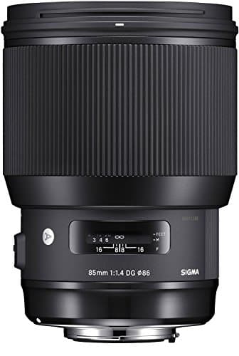 Image of Sigma 321954 85 mm F1.4 DG HSM Art Canon Mount Lens - Black