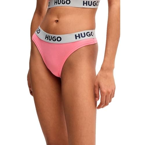 Image of HUGO Sporty Logo 10241852 01 Thong M Pink