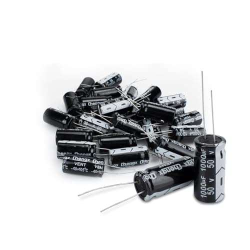 Image of Innfeeltech 25 Pcs Electrolytic Capacitor 1000uF 50V Aluminum Radial Electrolytic Capacitors