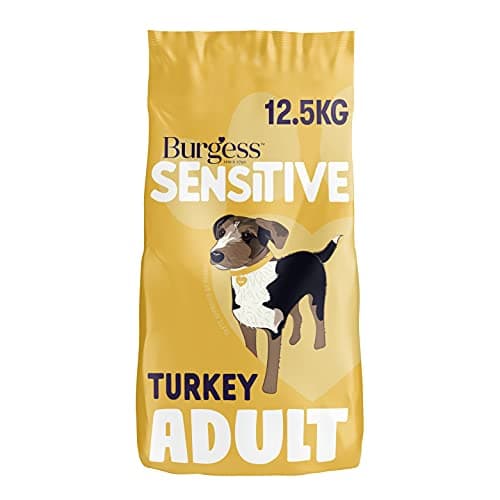Image of Burgess Sensitive Hypoallergenic Dog Food Adult British Turkey and Rice 12.5kg, transparent