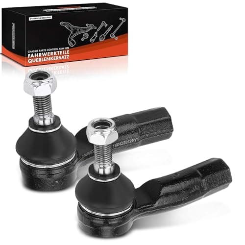 Image of Frankberg 2x Tie Rod End Track Rod End Front Axle Compatible with A3 8V1 8VK 2012-2020 A3 Cabriolet 8V7 8VE 2013-2024 A3 Sportback 8VA 8VF 2012-2024 Leon 1P1 2005-2012 Replace# 1K0423811K