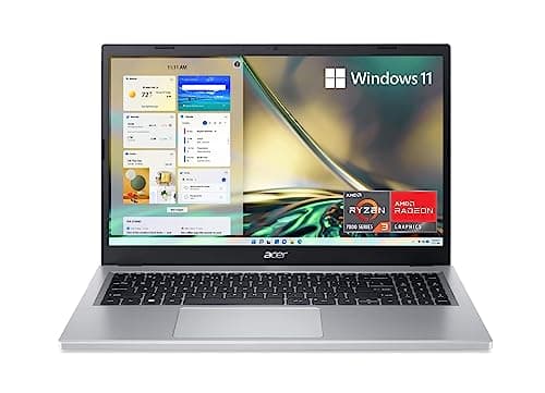 Image of Acer Aspire 3 A315-24P-R7VH Slim Laptop | 15.6" Full HD IPS Display | AMD Ryzen 3 7320U Processor | AMD Radeon Graphics | 8GB LPDDR5 | 128GB SSD | US English Keyboard | Wi-Fi 6 | Windows 11 in S Mode
