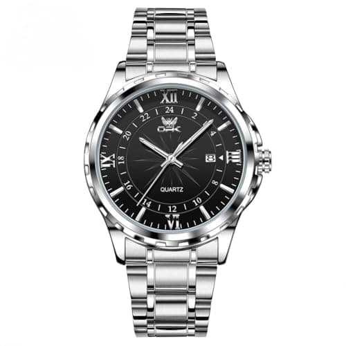 Image of SWZEC Lorenzi & Montague | The Silvano – Chronograph Watch(Silver - Black)