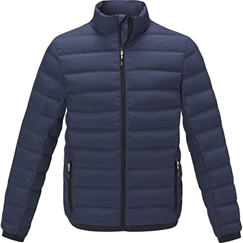 Image of Elevate Mens Macin Insulated Down Jacket (XXL) (Navy)